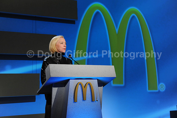 Jan Fields, President of McDonald's USA,  2011 McDonald's USA Awards Banquet