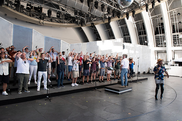 MenAlive at the Hollywood Bowl