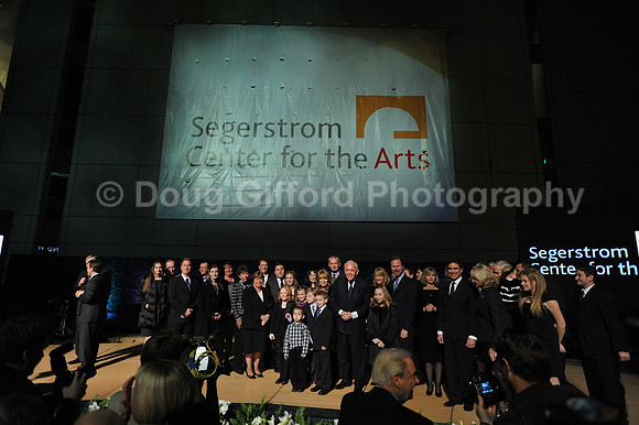 Orange County Performing Arts Center renaming ceremony to Segerstrom Center for the Arts.