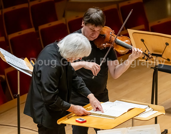 Pacific Symphony VIP dinner and rehearsal for Joshua Bell & Larisa Martínez: Voice & the Violin