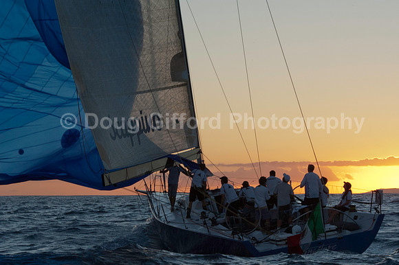 Trans Pac Yacht Race 2013 finish, Honolulu, HI