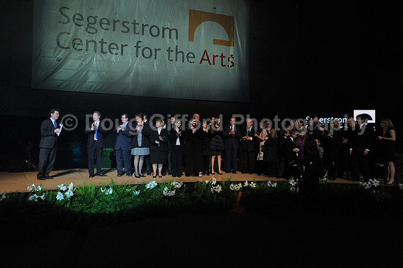 Orange County Performing Arts Center renaming ceremony to Segerstrom Center for the Arts.