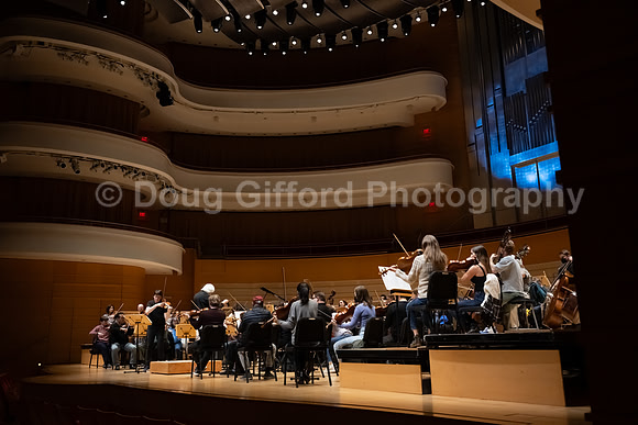 Pacific Symphony VIP dinner and rehearsal for Joshua Bell & Larisa Martínez: Voice & the Violin