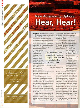 SCFTA Program - Nov 2012