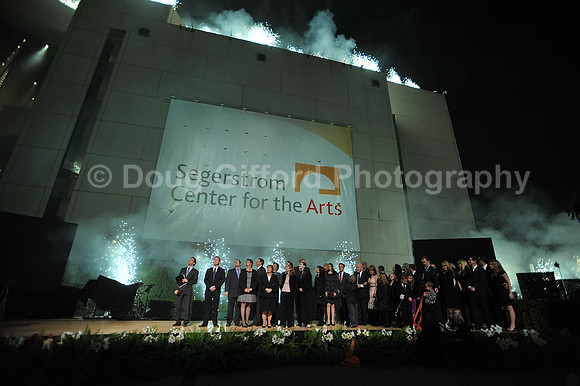 Orange County Performing Arts Center renaming ceremony to Segerstrom Center for the Arts.