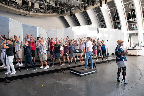 MenAlive at the Hollywood Bowl