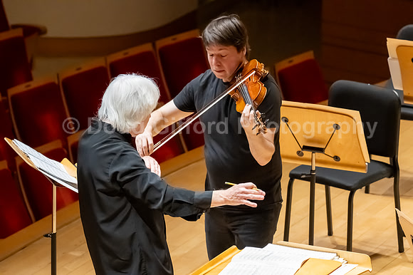 Pacific Symphony VIP dinner and rehearsal for Joshua Bell & Larisa Martínez: Voice & the Violin