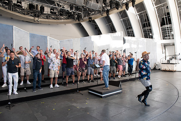 MenAlive at the Hollywood Bowl