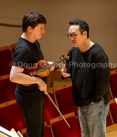 Pacific Symphony VIP dinner and rehearsal for Joshua Bell & Larisa Martínez: Voice & the Violin