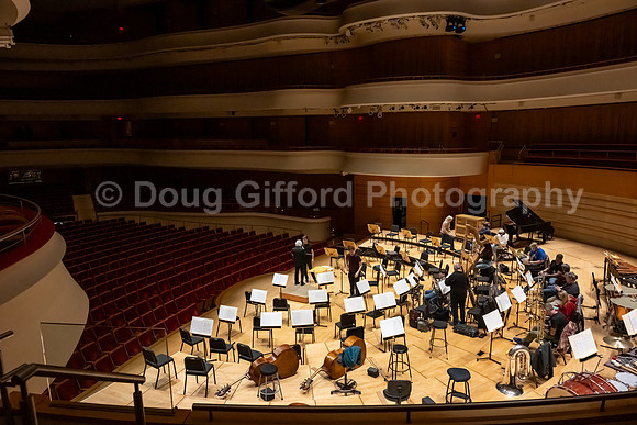 Pacific Symphony VIP dinner and rehearsal for Joshua Bell & Larisa Martínez: Voice & the Violin