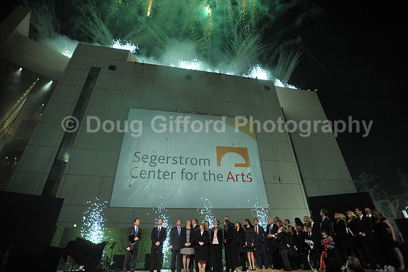 Orange County Performing Arts Center renaming ceremony to Segerstrom Center for the Arts.