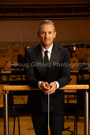 Media Portraits of Alexander Shelley, the Pacific Symphony's new Artistic and Music Director
