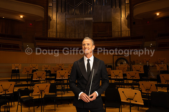 Media Portraits of Alexander Shelley, the Pacific Symphony's new Artistic and Music Director