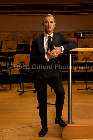 Media Portraits of Alexander Shelley, the Pacific Symphony's new Artistic and Music Director