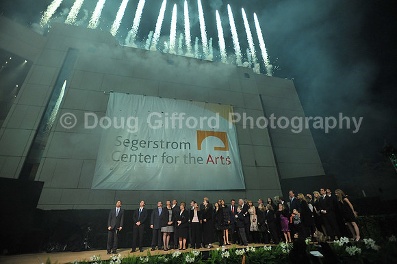 Orange County Performing Arts Center renaming ceremony to Segerstrom Center for the Arts.
