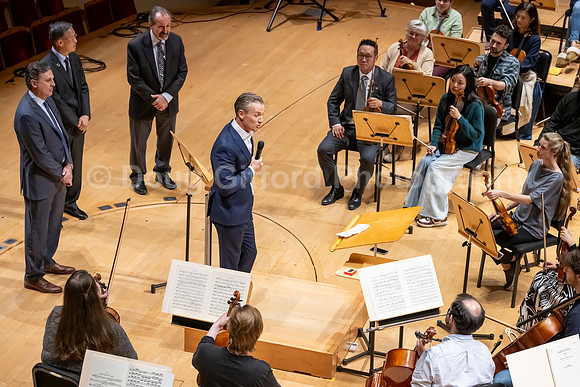Pacific Symphony - Introduction of Alexander Shelley to the Orchestra