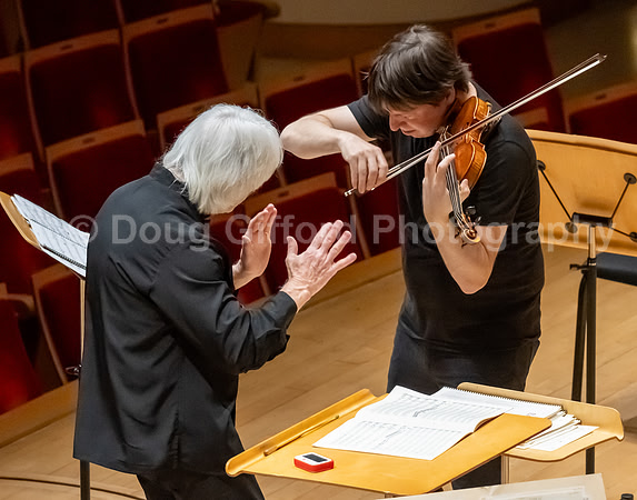 Pacific Symphony VIP dinner and rehearsal for Joshua Bell & Larisa Martínez: Voice & the Violin