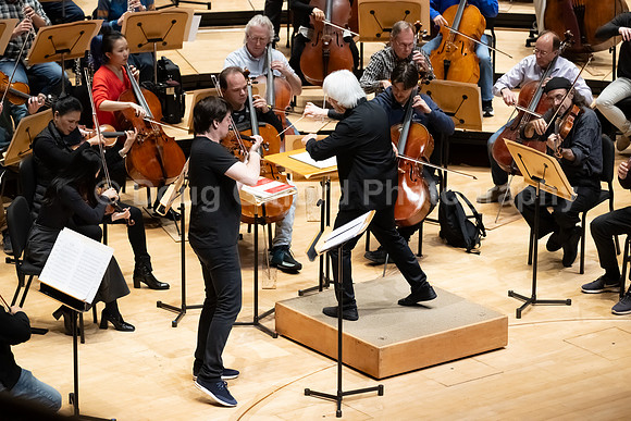Pacific Symphony VIP dinner and rehearsal for Joshua Bell & Larisa Martínez: Voice & the Violin