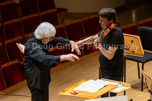 Pacific Symphony VIP dinner and rehearsal for Joshua Bell & Larisa Martínez: Voice & the Violin