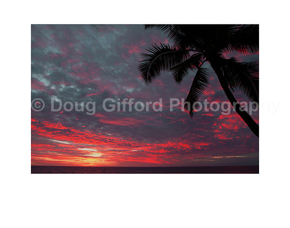 Hawaiian Sunset, Kona, Hawaii