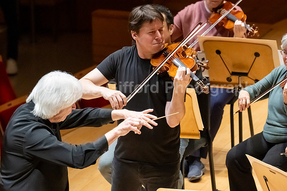 Pacific Symphony VIP dinner and rehearsal for Joshua Bell & Larisa Martínez: Voice & the Violin