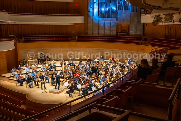 Pacific Symphony VIP dinner and rehearsal for Joshua Bell & Larisa Martínez: Voice & the Violin