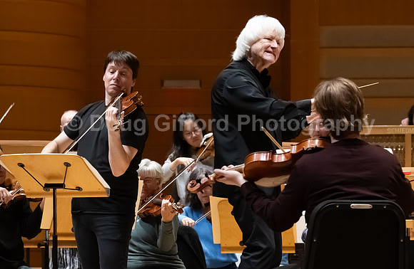 Pacific Symphony VIP dinner and rehearsal for Joshua Bell & Larisa Martínez: Voice & the Violin