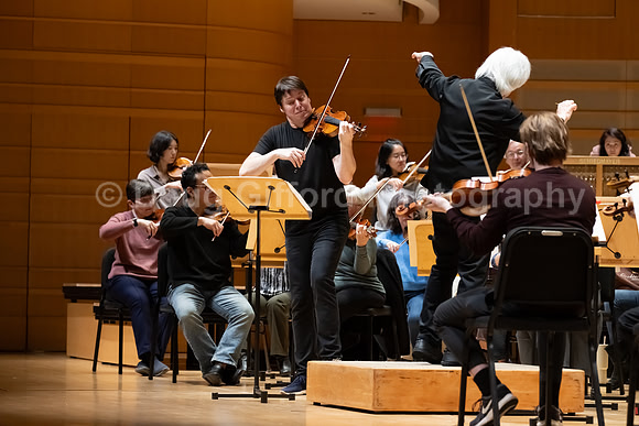 Pacific Symphony VIP dinner and rehearsal for Joshua Bell & Larisa Martínez: Voice & the Violin