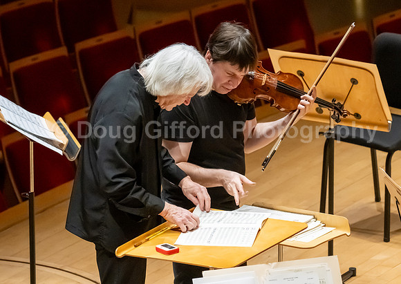 Pacific Symphony VIP dinner and rehearsal for Joshua Bell & Larisa Martínez: Voice & the Violin
