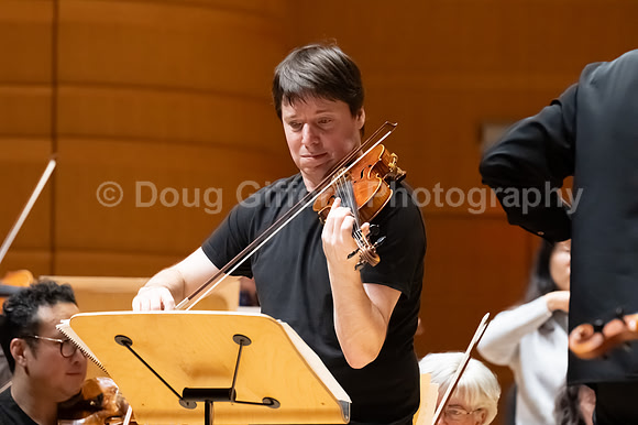 Pacific Symphony VIP dinner and rehearsal for Joshua Bell & Larisa Martínez: Voice & the Violin