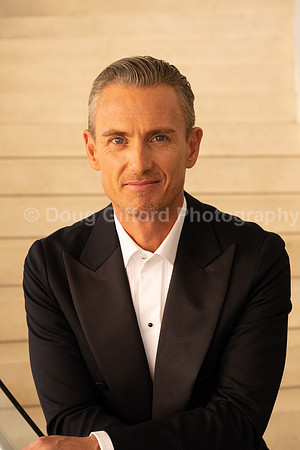 Media Portraits of Alexander Shelley, the Pacific Symphony's new Artistic and Music Director