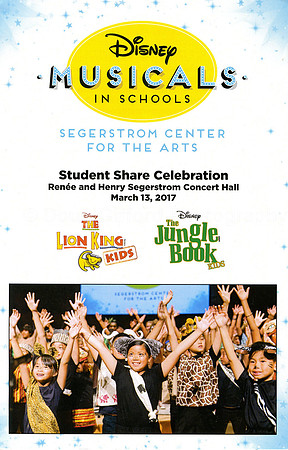 SCFTA Disney Musical Program (Cover) March 13 2017