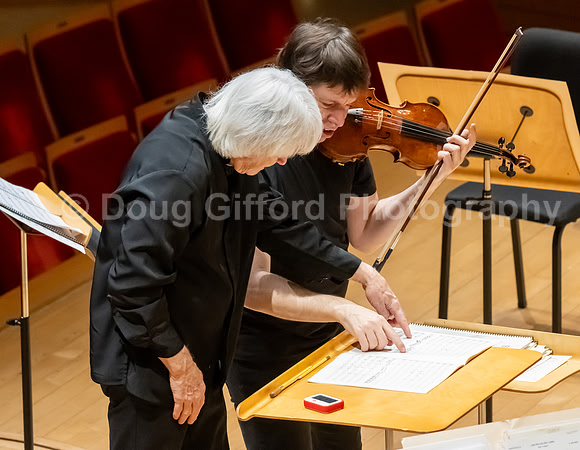 Pacific Symphony VIP dinner and rehearsal for Joshua Bell & Larisa Martínez: Voice & the Violin