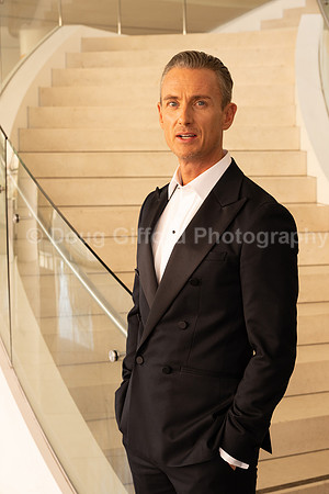 Media Portraits of Alexander Shelley, the Pacific Symphony's new Artistic and Music Director