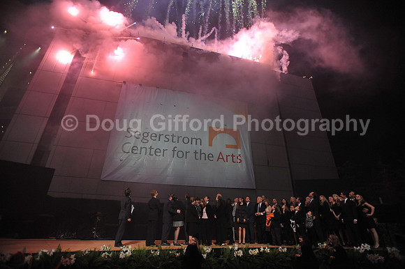 Orange County Performing Arts Center renaming ceremony to Segerstrom Center for the Arts.