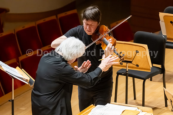 Pacific Symphony VIP dinner and rehearsal for Joshua Bell & Larisa Martínez: Voice & the Violin
