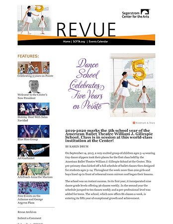 SCFTA, Revue, December 2019