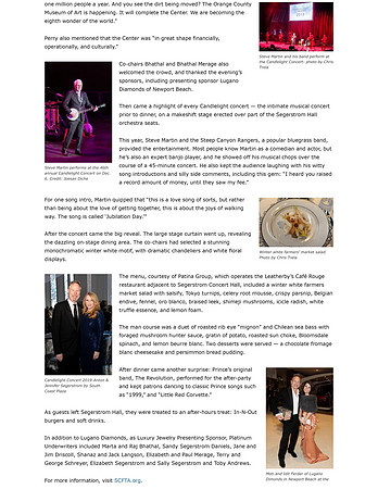 Segerstrom Center Candlelight Concert Raises $2.7M - Newport Beach News-2