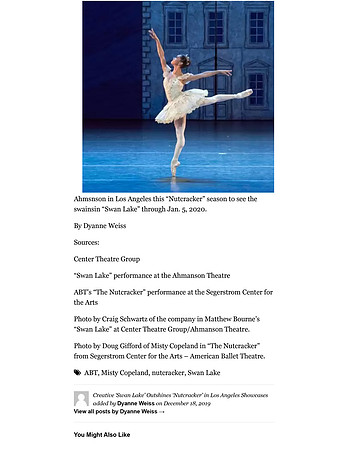 Creative 'Swan Lake’ Outshines ‘Nutcracker’ in Los Angeles Showcases - Guardian Liberty Voice-3