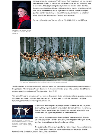 Hello Nutcracker, Farewell Scrooge - Newport Beach News-2