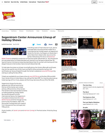 Segerstrom Center Announces Lineup of Holiday Shows-1