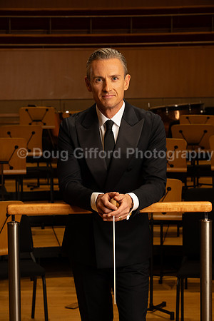 Media Portraits of Alexander Shelley, the Pacific Symphony's new Artistic and Music Director