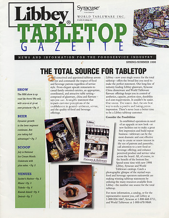 Libbey Newsletter (Cover) Summer 1998