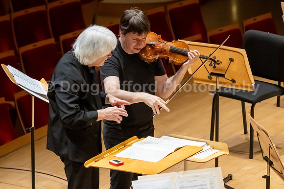 Pacific Symphony VIP dinner and rehearsal for Joshua Bell & Larisa Martínez: Voice & the Violin