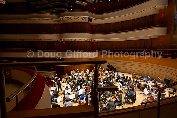 Pacific Symphony VIP dinner and rehearsal for Joshua Bell & Larisa Martínez: Voice & the Violin