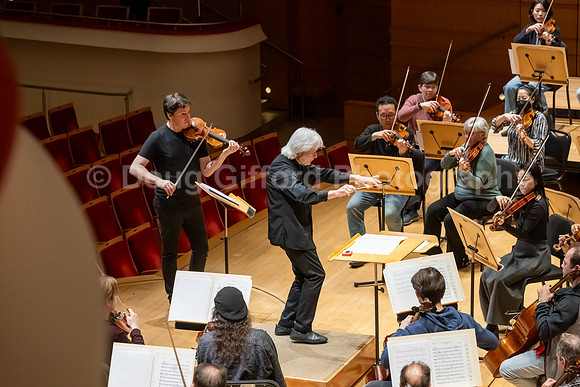Pacific Symphony VIP dinner and rehearsal for Joshua Bell & Larisa Martínez: Voice & the Violin