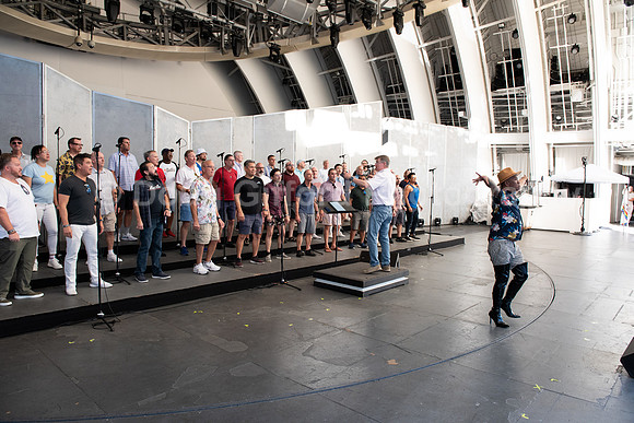 MenAlive at the Hollywood Bowl