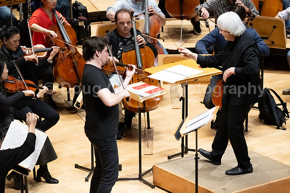 Pacific Symphony VIP dinner and rehearsal for Joshua Bell & Larisa Martínez: Voice & the Violin