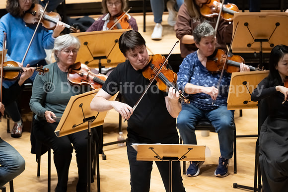 Pacific Symphony VIP dinner and rehearsal for Joshua Bell & Larisa Martínez: Voice & the Violin