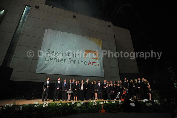 Orange County Performing Arts Center renaming ceremony to Segerstrom Center for the Arts.